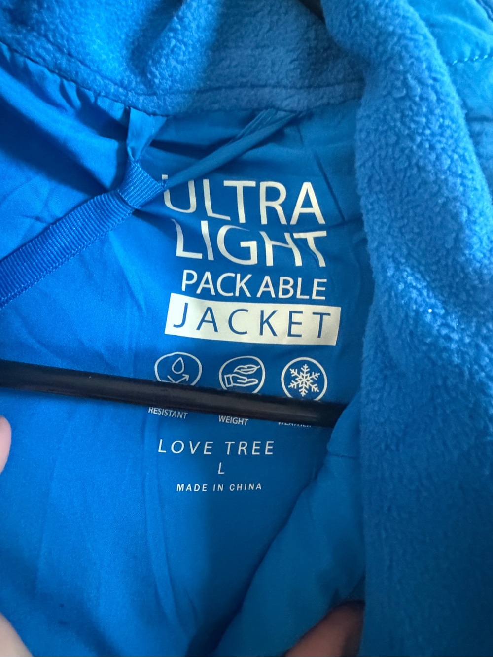 Love Tree ultra light packable jacket - Picture 2 of 2